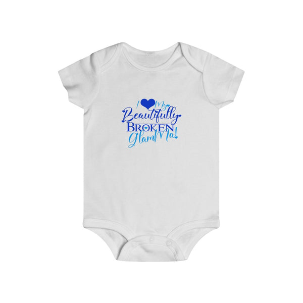 Beautifully Broken GlamMa - Baby Boy Onesie