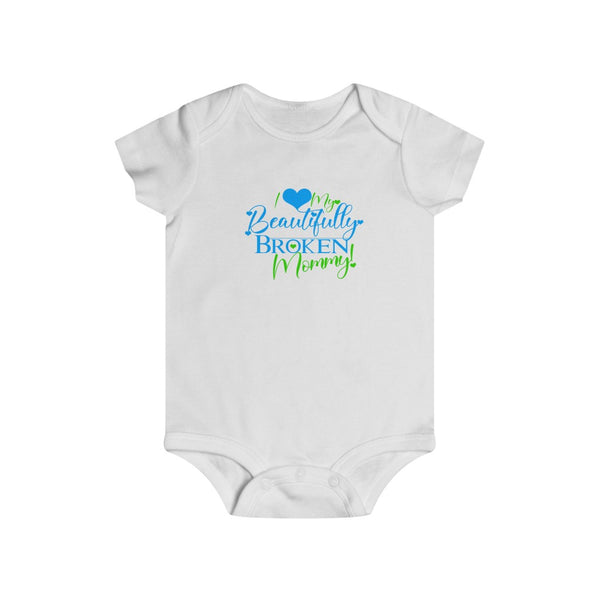 Beautifully Broken Mommy - Baby Boy Onesie