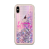 Owning My Truth Liquid Glitter I-Phone Case